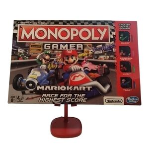 Monopoly Gamer Mario Kart Board Game  2-4 Players Nintendo‎ Hasbro Gaming